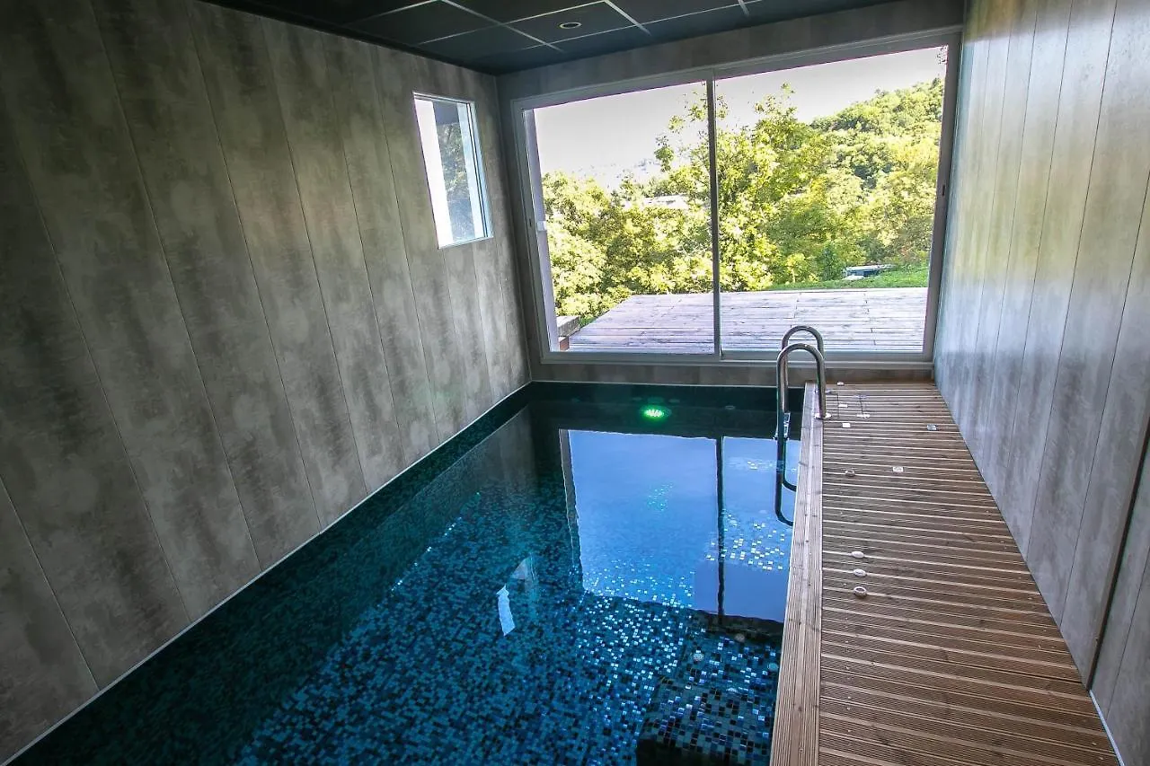 Gite Avec Piscine Privee A Interieure, Jacuzzi & Sauna Saint-Cassin 0*,  France